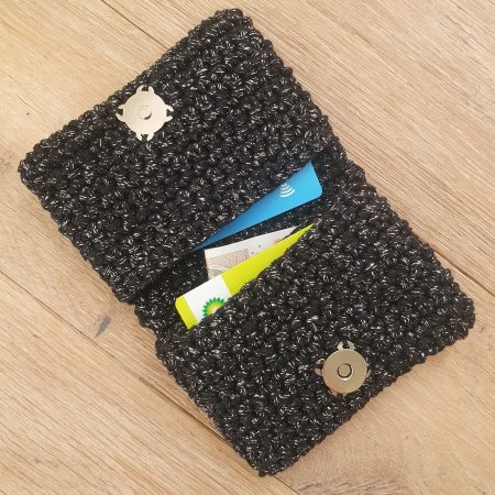 Compact Sparkle Cash/Card Purse