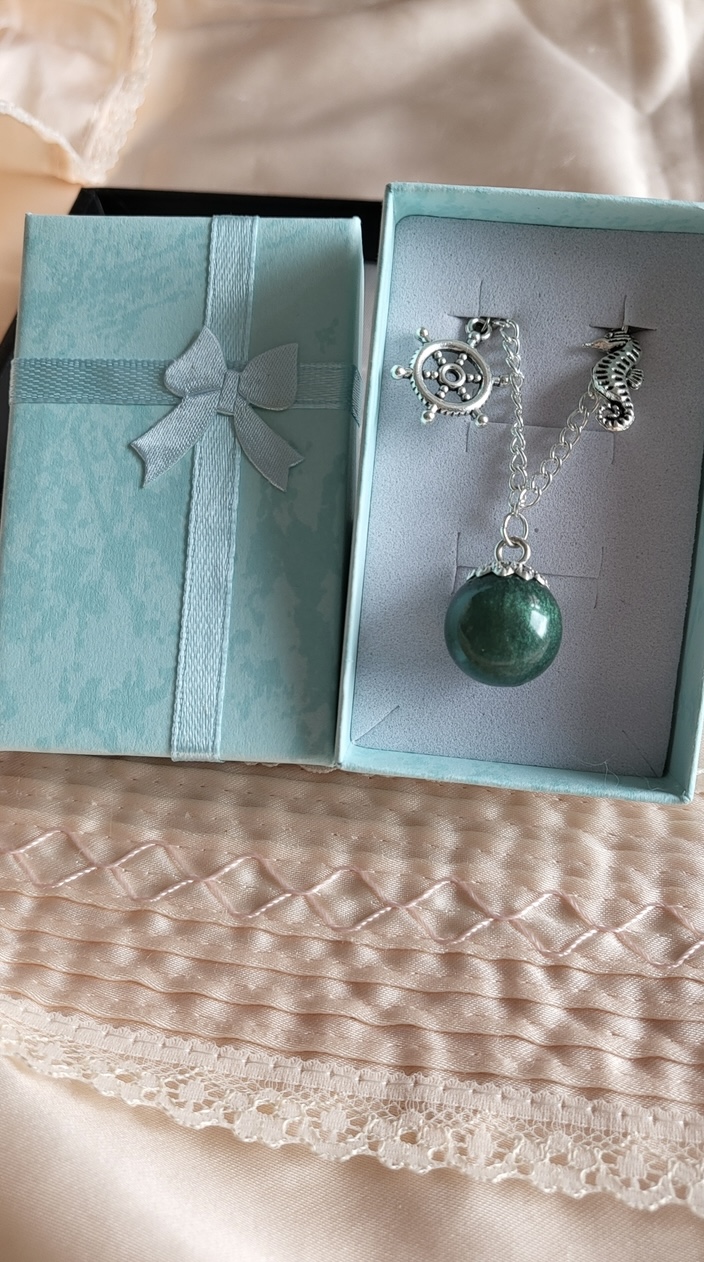 Dark siren green, siren themed resin ball bracelet