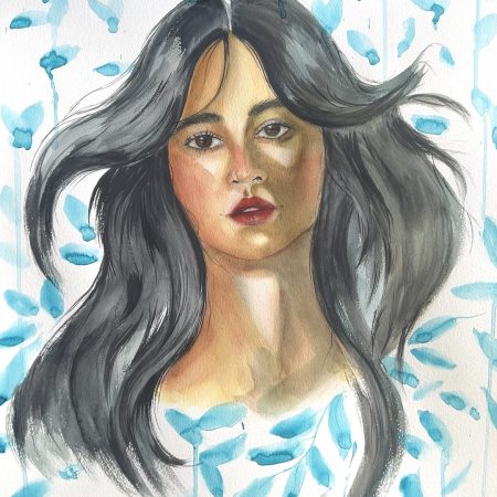II, Watercolour portrait painting