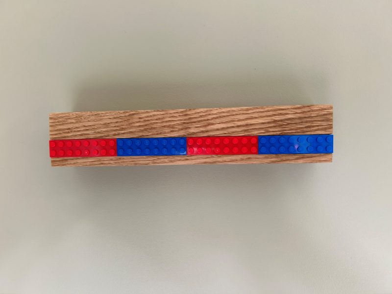Solid Oak Shelf with integrated key and letter holder