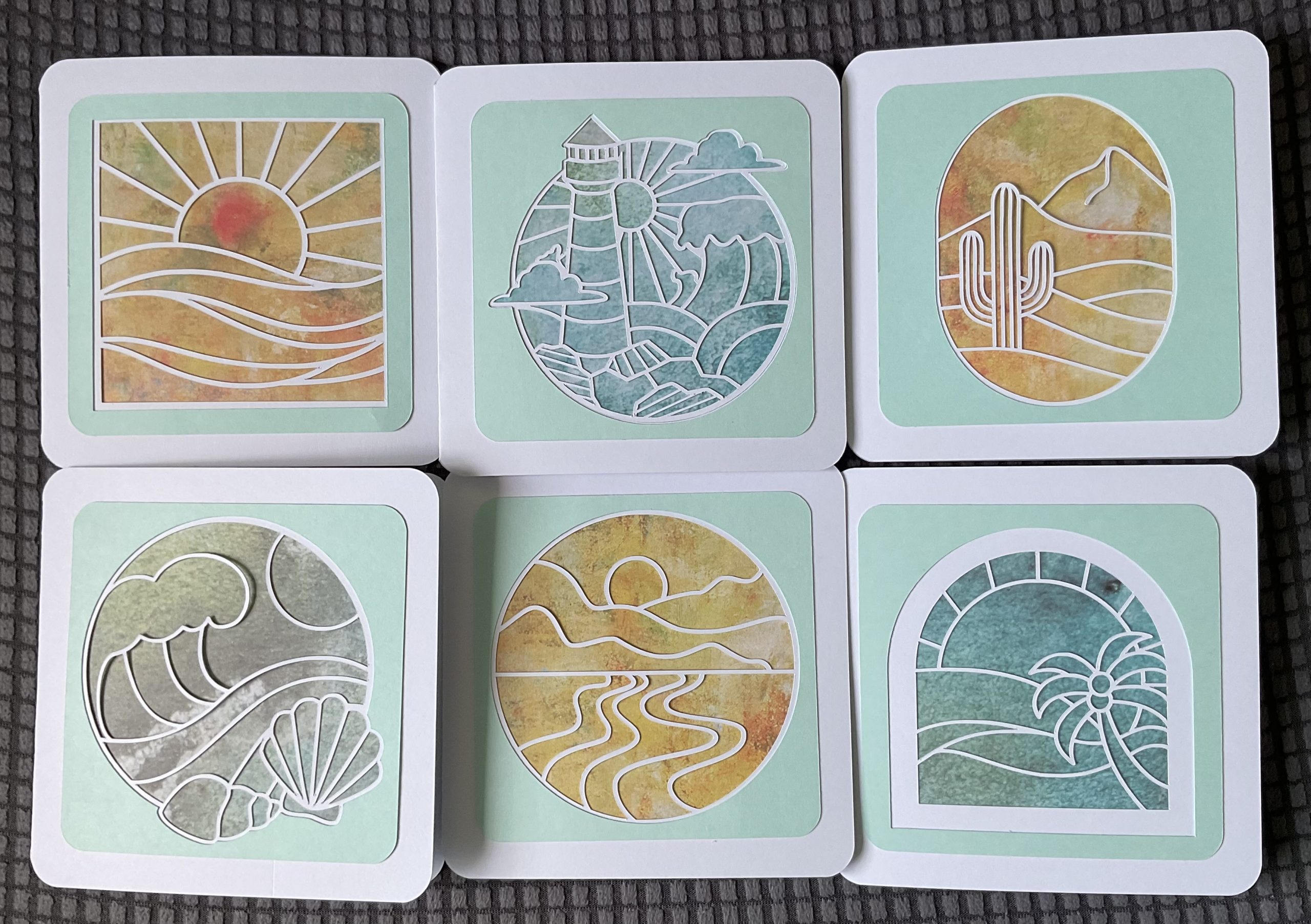 Set of 6 Blank Cards