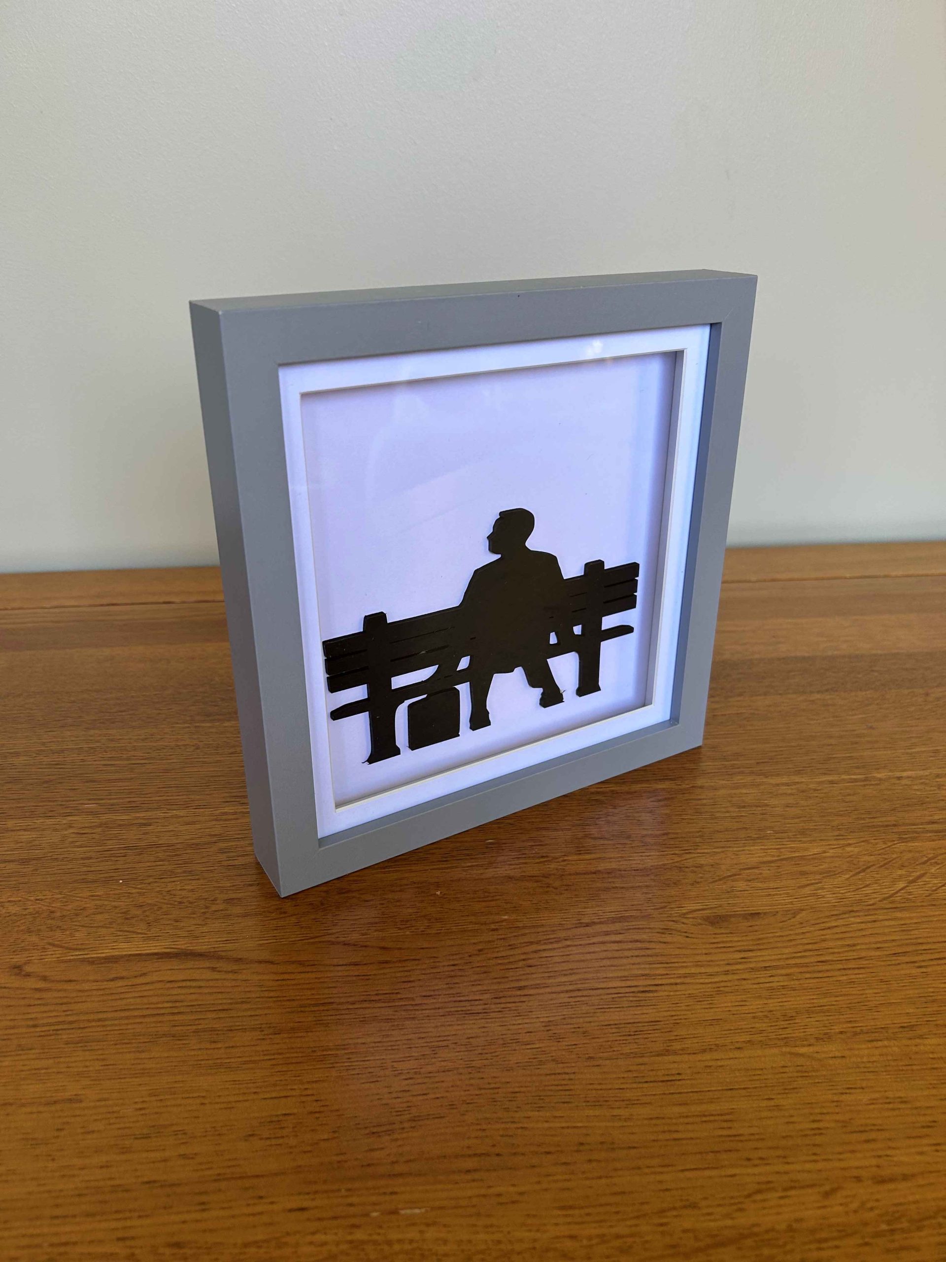 Forrest - Wood Silhouette Framed Art Pop Toy Films Home