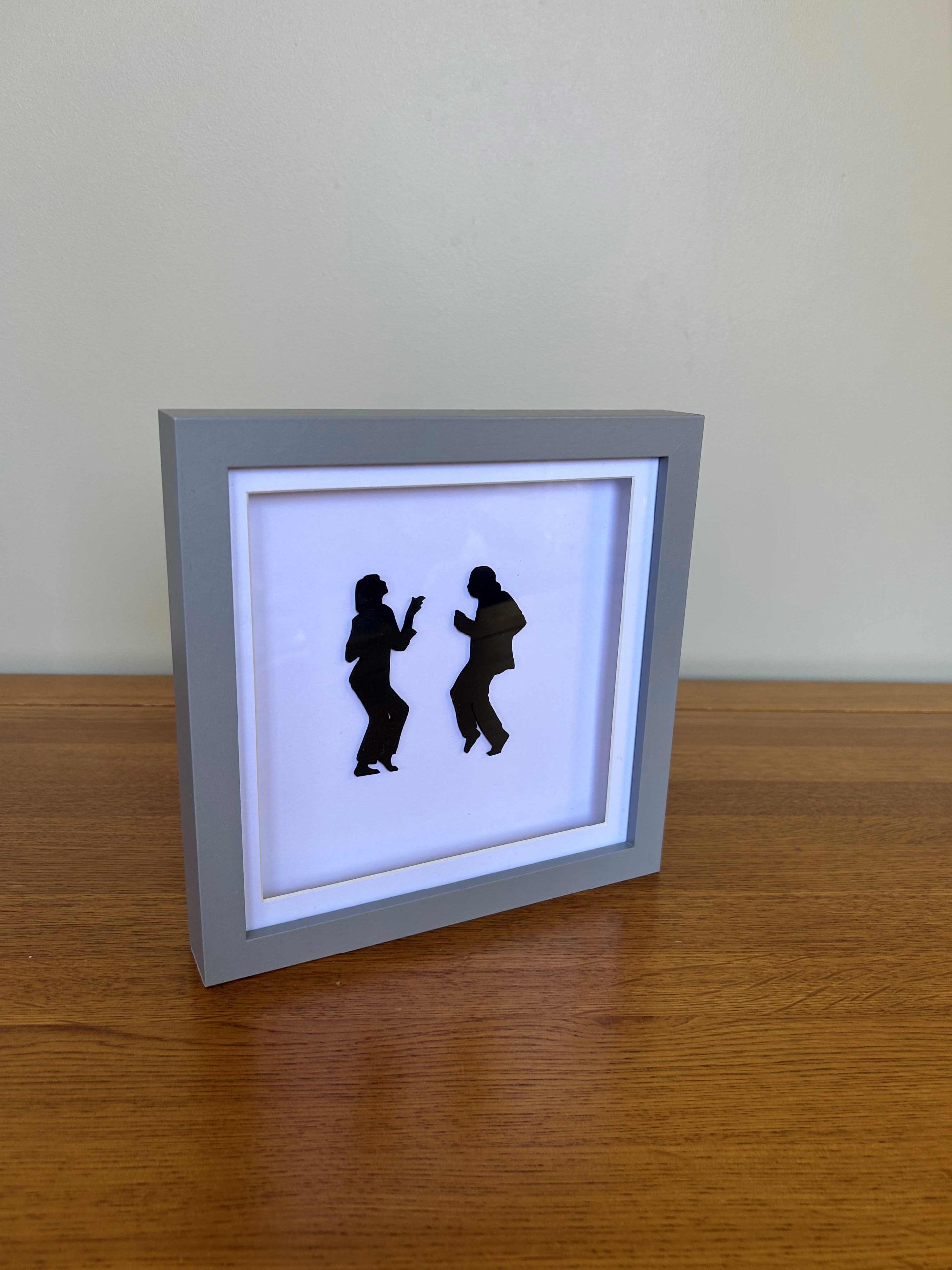 Pulp Fiction - Wood Silhouette Framed Art Pop Toy Films Home