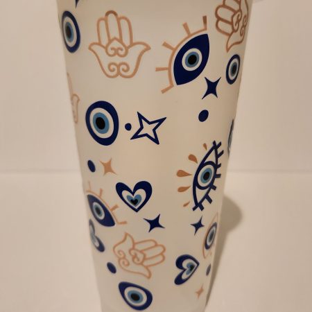 Evil eye cold cup tumbler