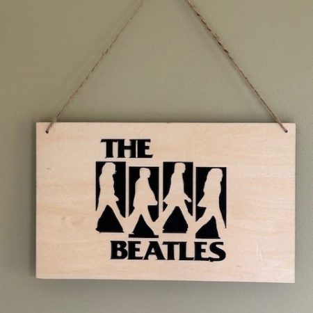 Beetles - Wood Silhouette Framed Art Pop Toy Films Home