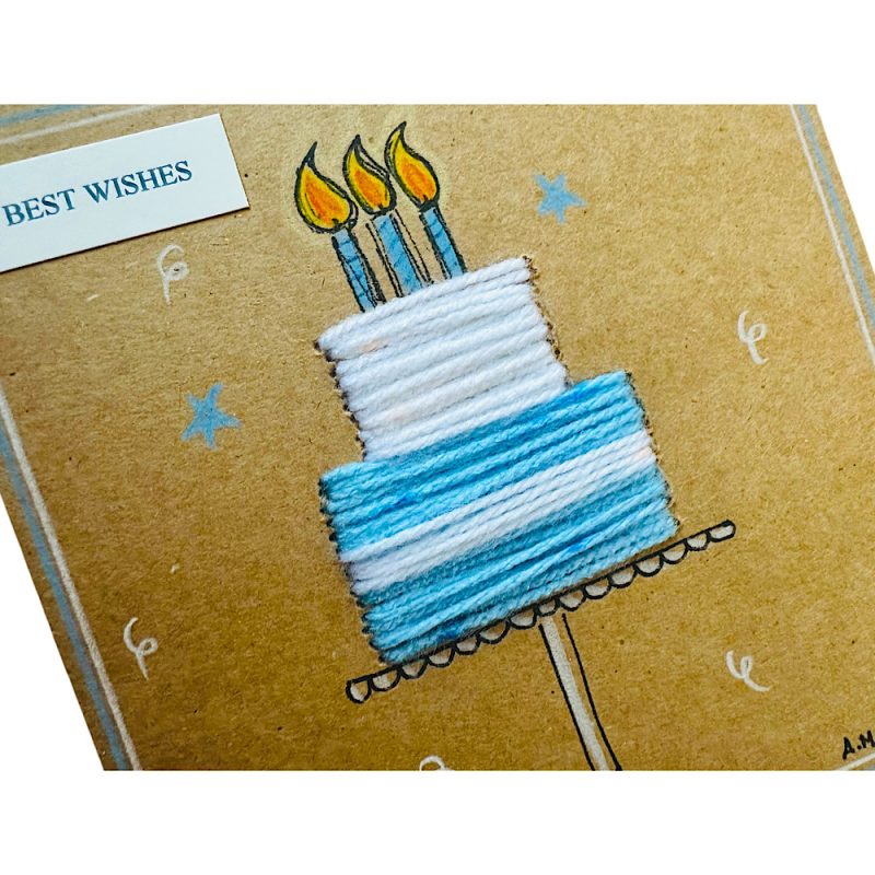 Handmade birthday card.