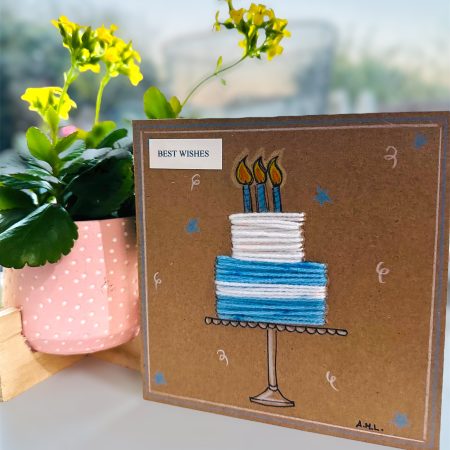 Handmade birthday card.