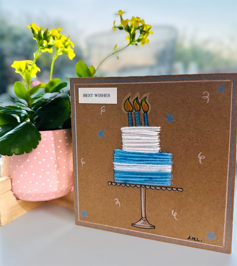 Handmade birthday card.