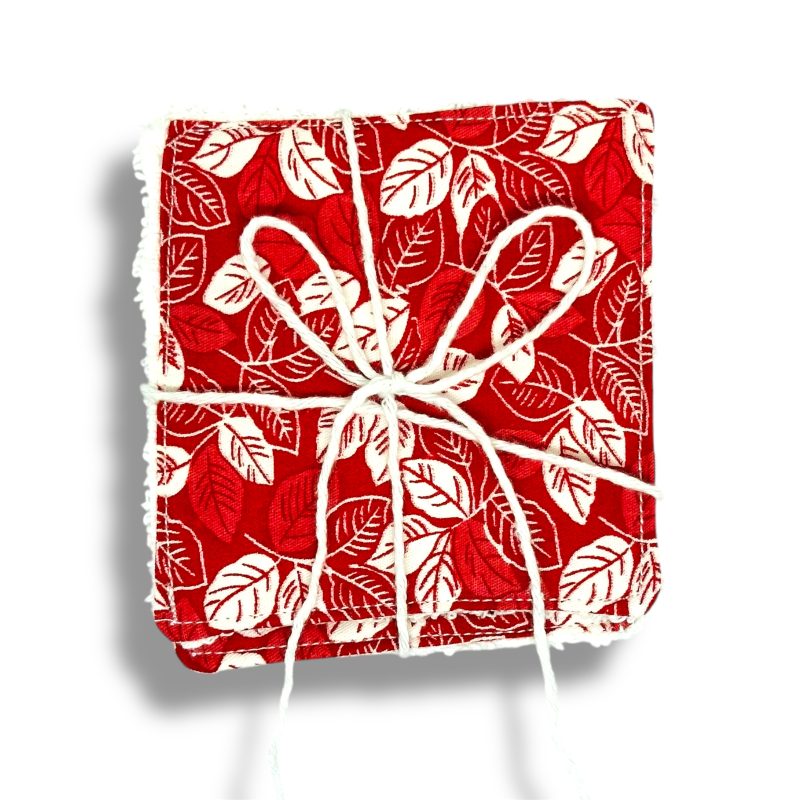 Handmade, eco-friendly, reusable makeup remover pads.