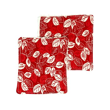 Handmade, eco-friendly, reusable makeup remover pads.