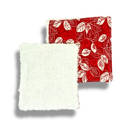 Handmade, eco-friendly, reusable makeup remover pads.