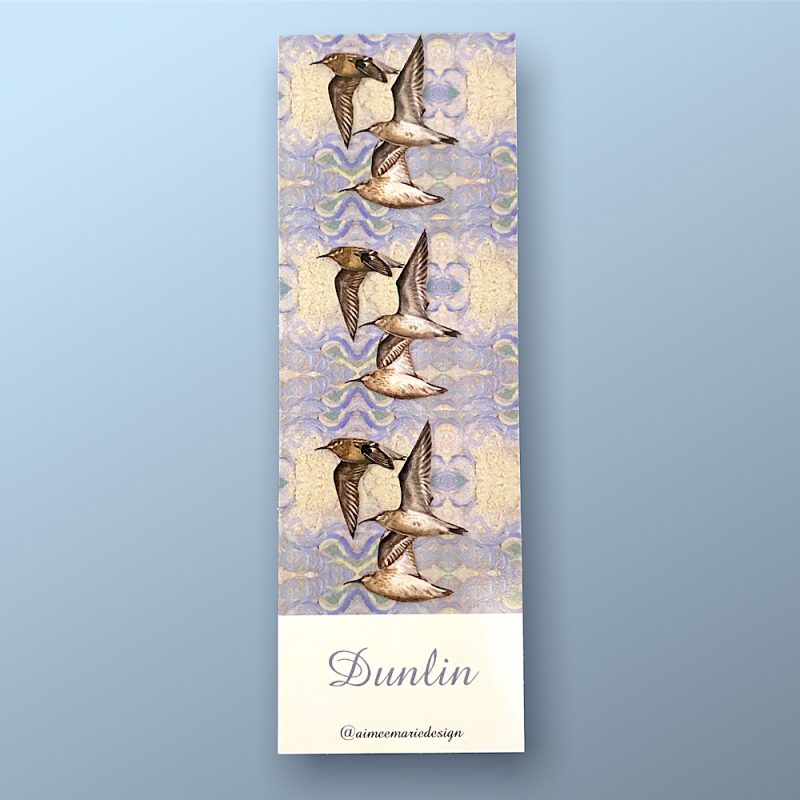 Wildlife bookmark- dunlin (bird)