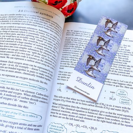 Wildlife bookmark- dunlin (bird)