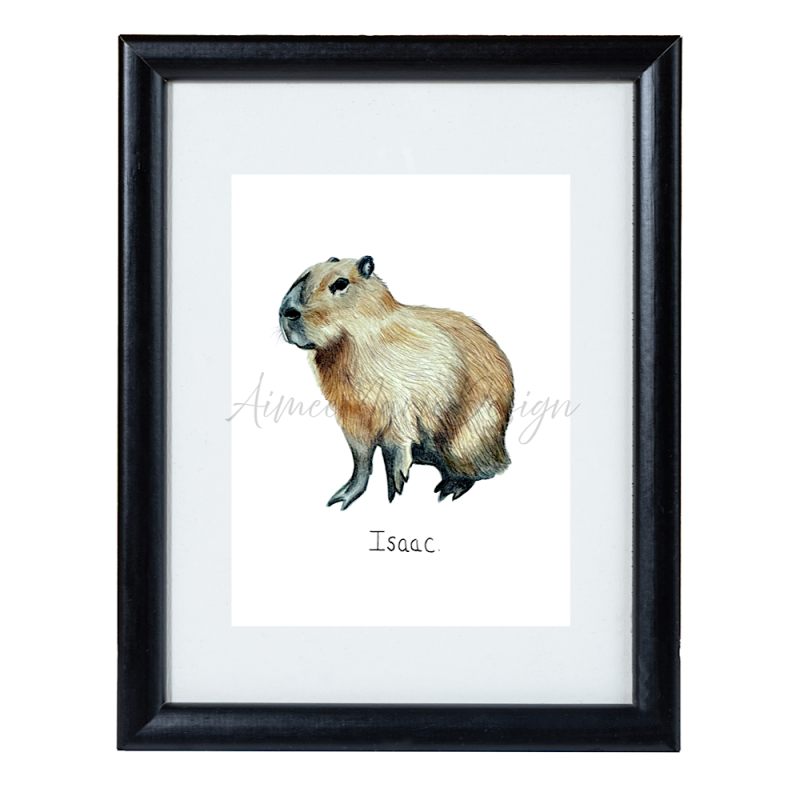 Personalised small original commissioned artwork/illustration. A5.