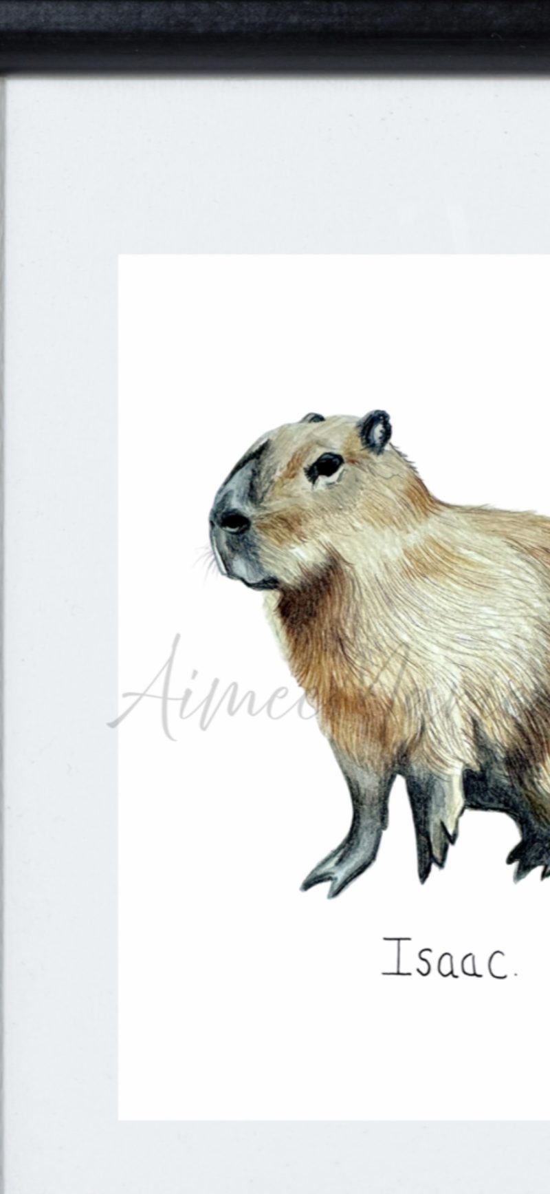 Personalised small original commissioned artwork/illustration. A5.