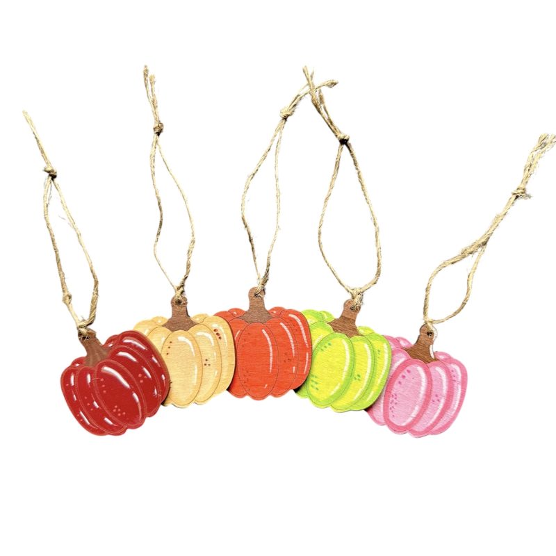 Colourful Pumpkin hanging decorations