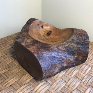 Holme Oak Log Bowl