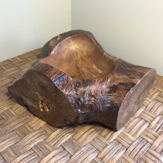 Holme Oak Log Bowl