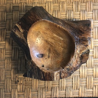 Holme Oak Log Bowl