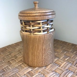 Oak ‘Weave’ Lidded Box