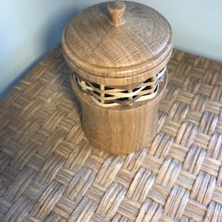 Oak ‘Weave’ Lidded Box