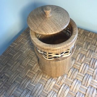 Oak ‘Weave’ Lidded Box