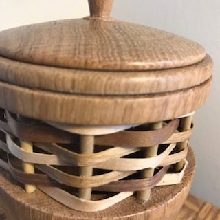 Oak ‘Weave’ Lidded Box