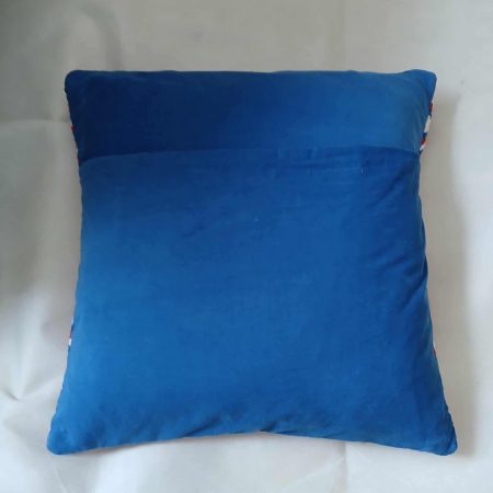 Contemporary needlepoint cushion