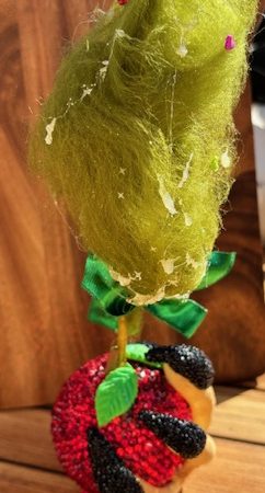 Halloween Witches Hand Holding Poison Apple