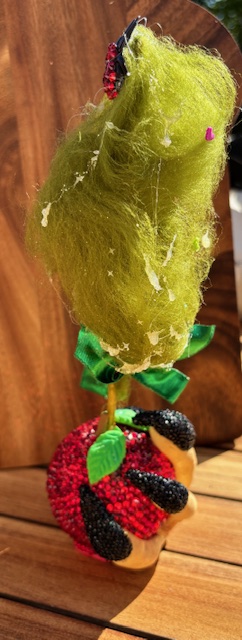 Halloween Witches Hand Holding Poison Apple