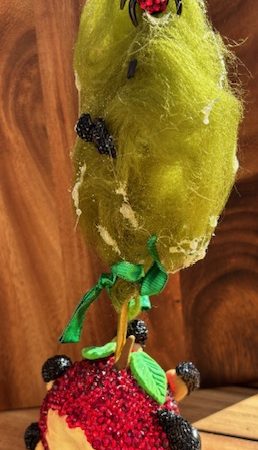 Halloween Witches Hand Holding Poison Apple