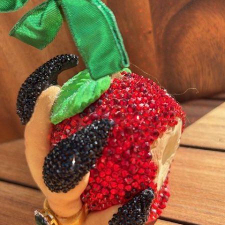 Halloween Witches Hand Holding Poison Apple