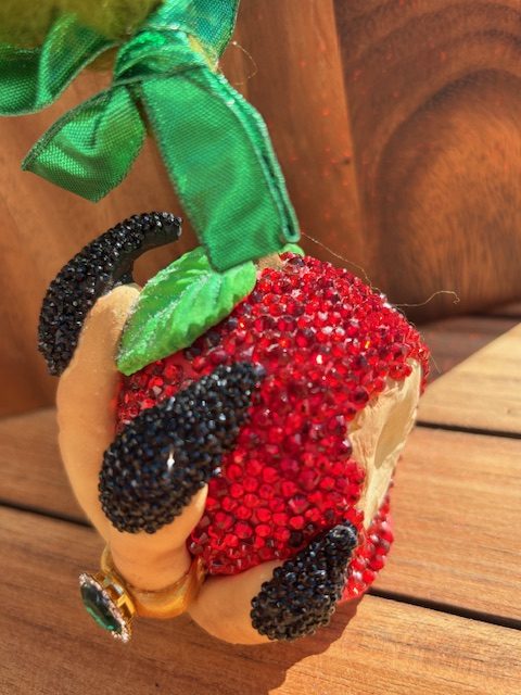 Halloween Witches Hand Holding Poison Apple