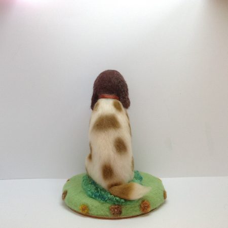 Miniature, Needle Felted, English Springer Spaniel. Gift Packaged!
