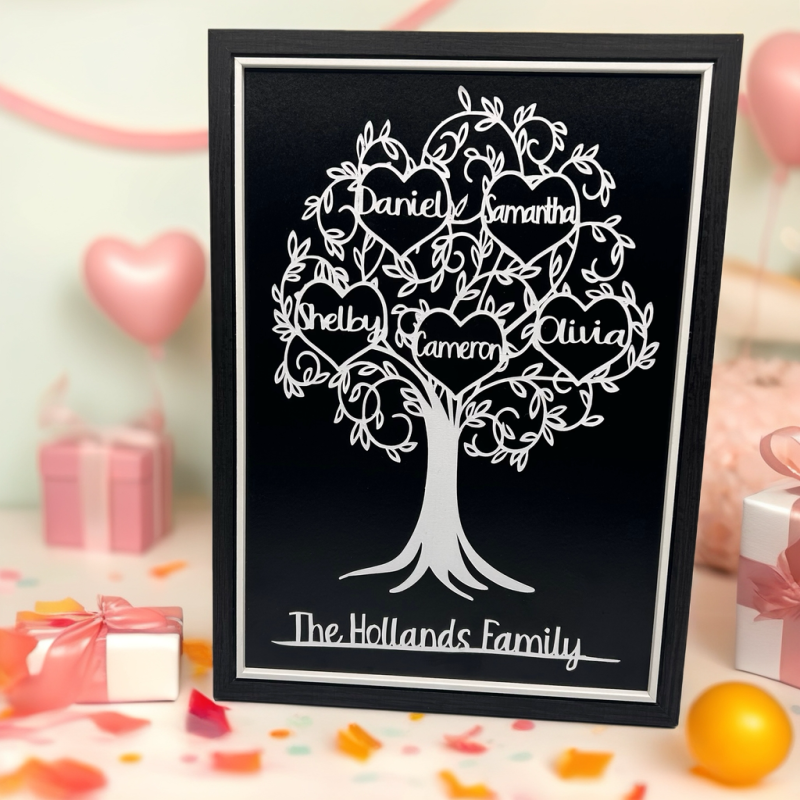 Personalised Family Tree Gift