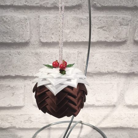 Christmas Pudding tree Decoration 6cm and 5cm