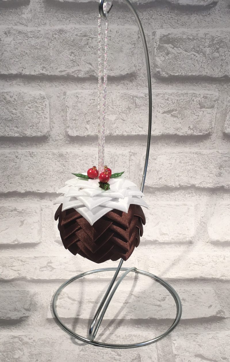 Christmas Pudding tree Decoration 6cm and 5cm