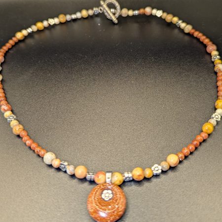 The one of a kind Autumn Necklet Beautiful autumn colours