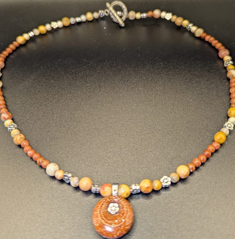 The one of a kind Autumn Necklet Beautiful autumn colours
