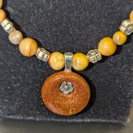 The one of a kind Autumn Necklet Beautiful autumn colours