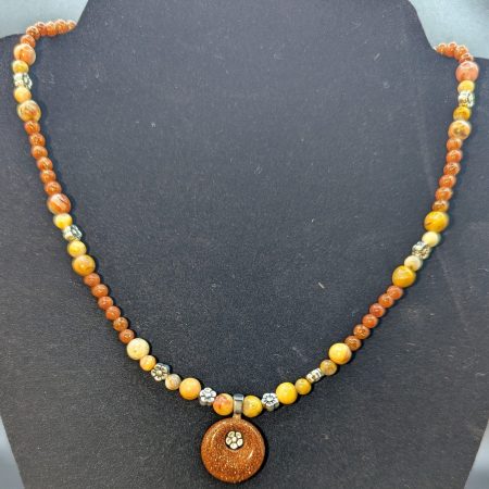 The one of a kind Autumn Necklet Beautiful autumn colours
