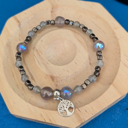 Mystical Grey Moonstone bracelet