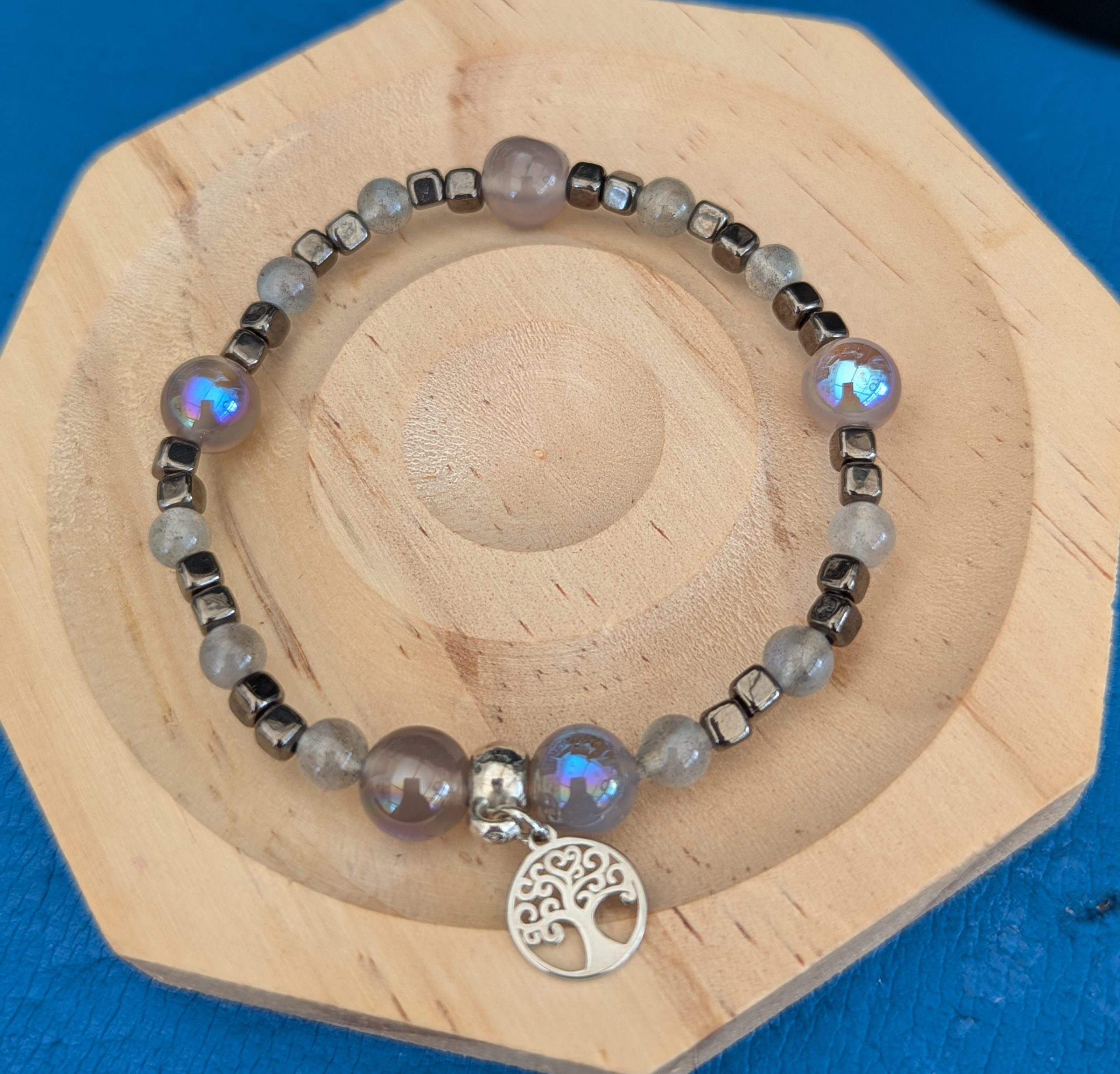 Mystical Grey Moonstone bracelet