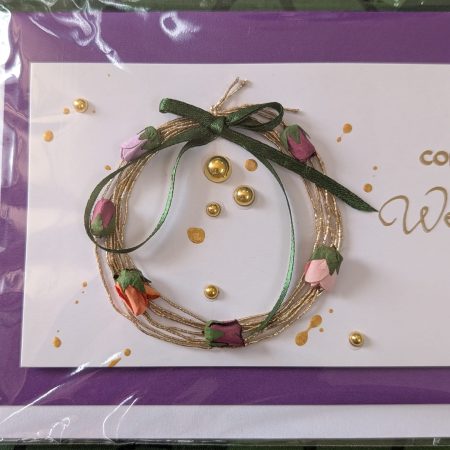 Wedding Day Cards with 3D Embellishments (Blank Inside) - Handmade In Sri Lanka