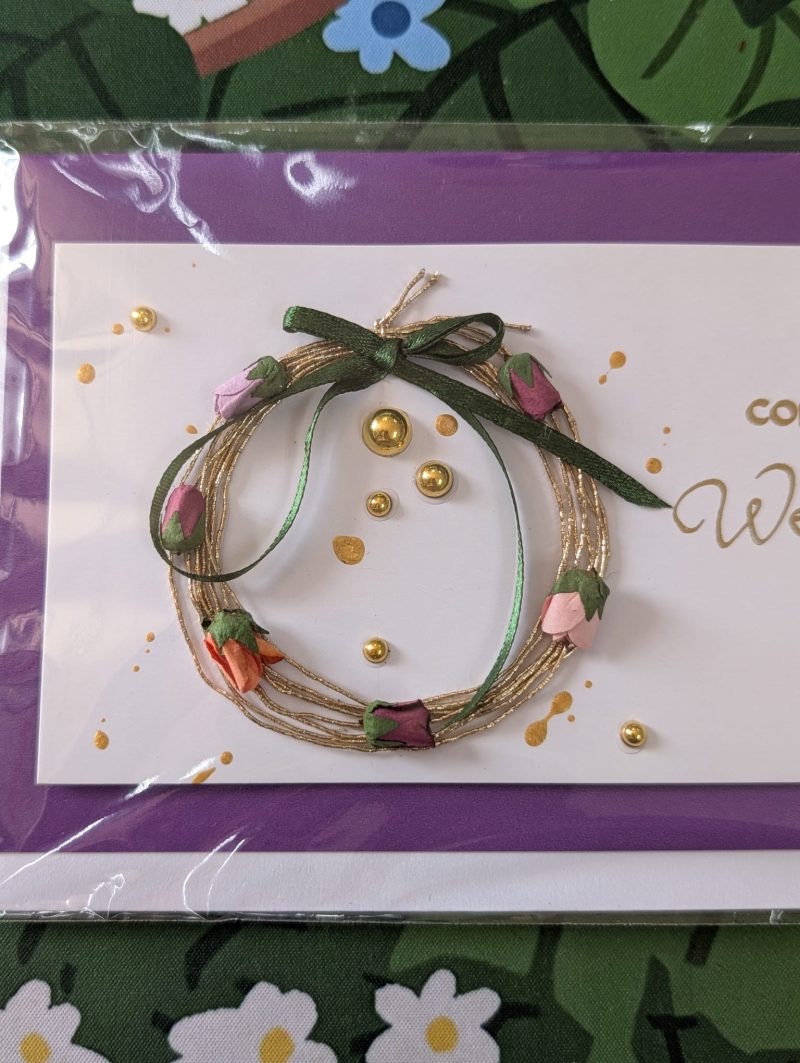 Wedding Day Cards with 3D Embellishments (Blank Inside) - Handmade In Sri Lanka