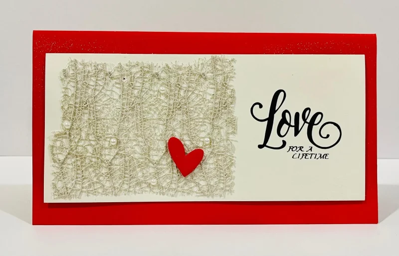 Valentines Day / Anniversary Cards with 3D Embellishments (Blank Inside) - Handmade In Sri Lanka