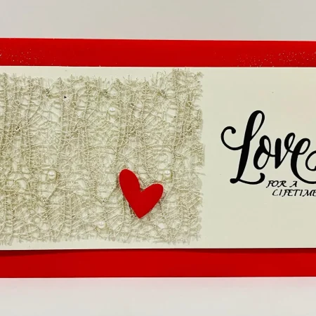 Valentines Day / Anniversary Cards with 3D Embellishments (Blank Inside) - Handmade In Sri Lanka