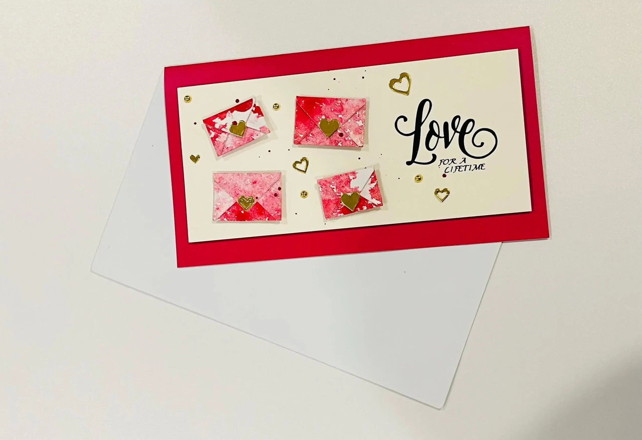Valentines Day / Anniversary Cards with 3D Embellishments (Blank Inside) - Handmade In Sri Lanka