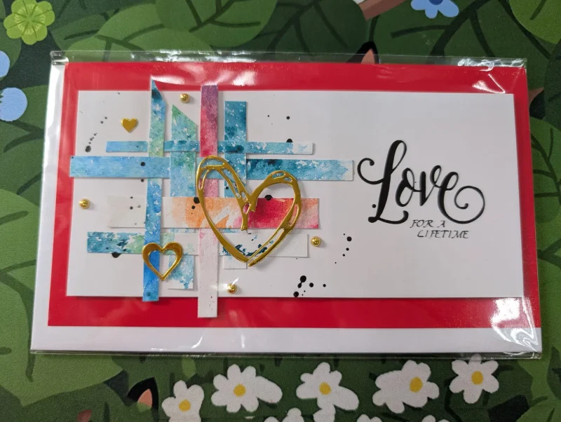 Valentines Day / Anniversary Cards with 3D Embellishments (Blank Inside) - Handmade In Sri Lanka