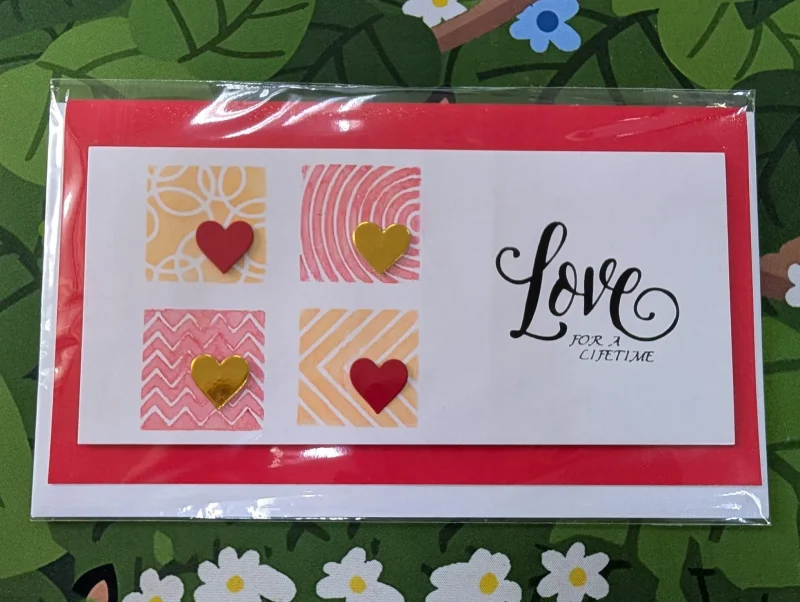 Valentines Day / Anniversary Cards with 3D Embellishments (Blank Inside) - Handmade In Sri Lanka